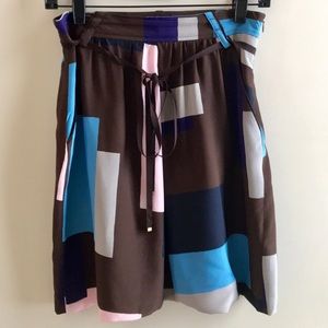 Escada mini silk skirt